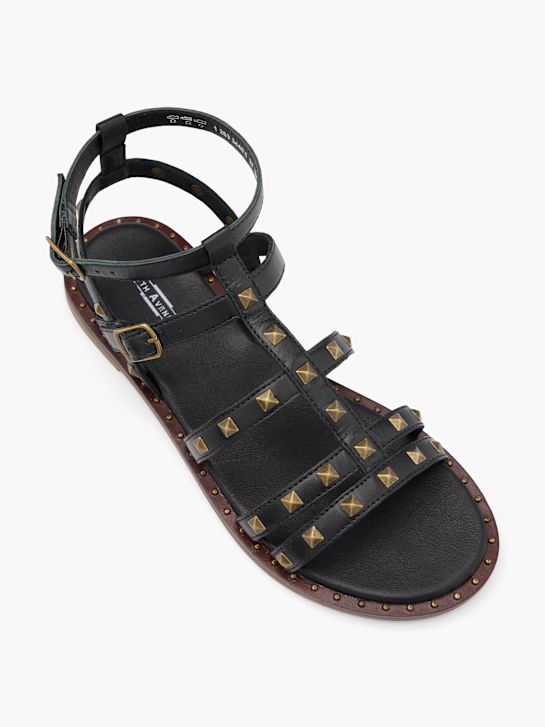 5th Avenue Sandale Schwarz 62931 2