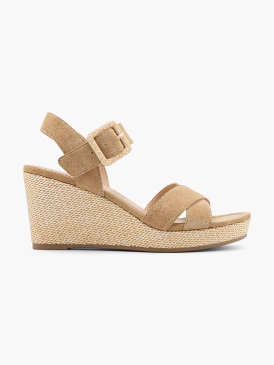 5th Avenue Sandalias de tacón Beige 62946 1