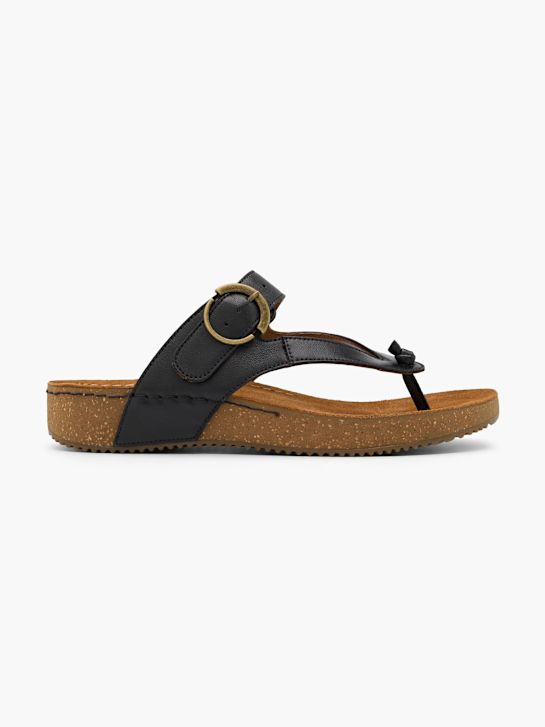 5th Avenue Sandal med tårem Svart 62952 1