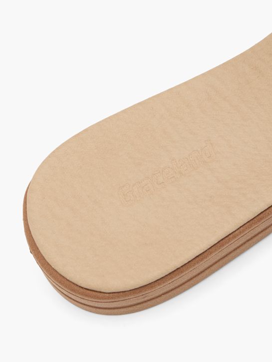 Graceland Slip in sandal Cognac 63065 6