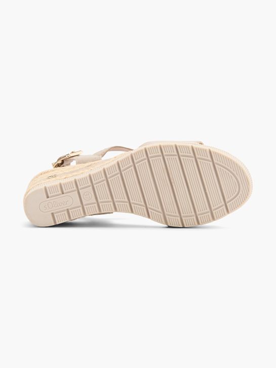 s.Oliver Sandalette Taupe 63112 4