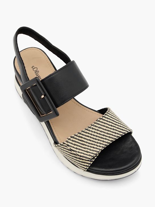 s.Oliver Sandalette Schwarz 63115 2