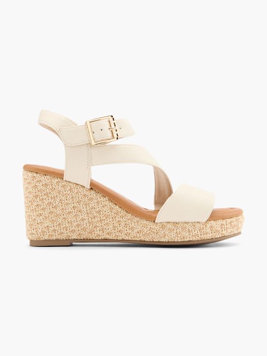 s.Oliver Sandalette Creme 63116 1