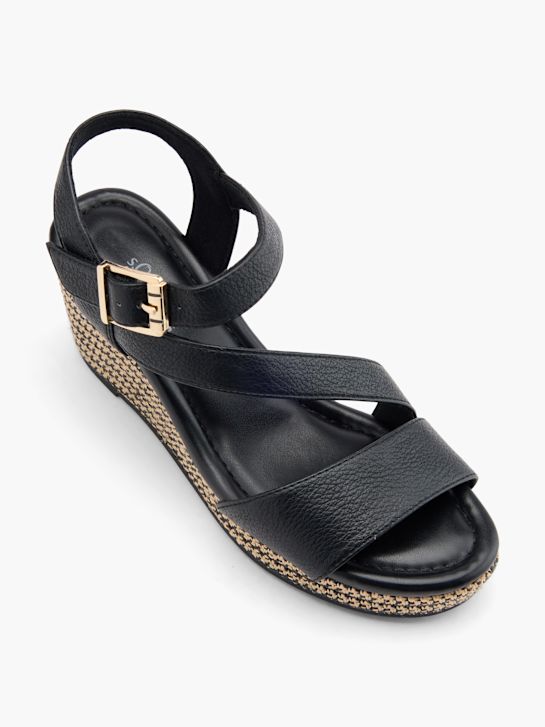 s.Oliver Sandalette Schwarz 63124 2