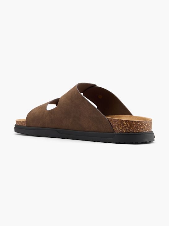 O'Neill Flache Pantolette Braun 63179 3