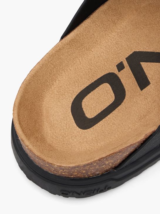 O'Neill Flache Pantolette Schwarz 63181 6