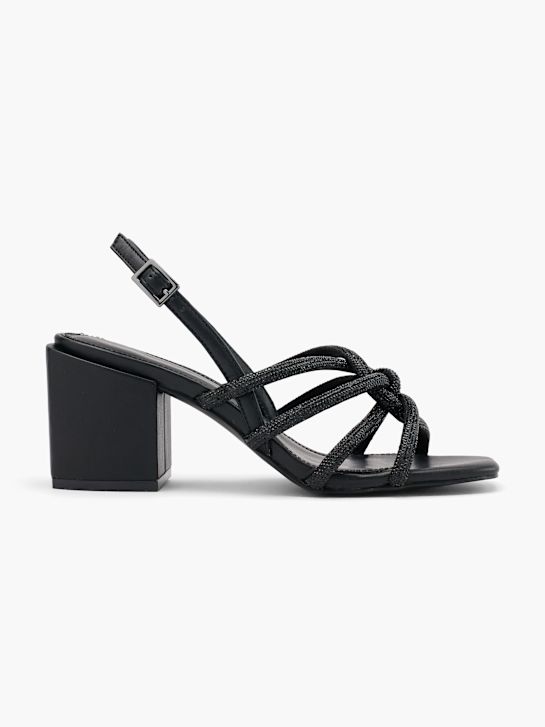 Catwalk Sandalo con tacco Nero 63255 1