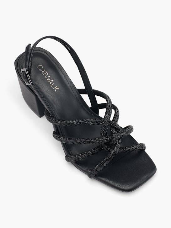 Catwalk Aukštakulnės basutės Juoda 63255 2