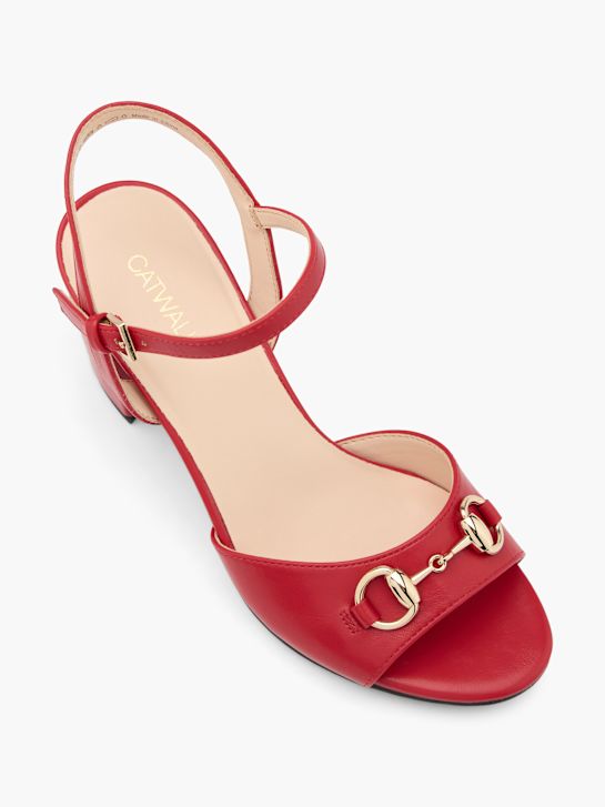 Catwalk Højhælet sandal Rød 63322 2