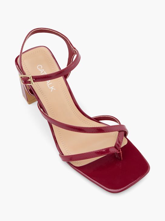 Catwalk Sandalo con tacco Bordeaux 68971 2