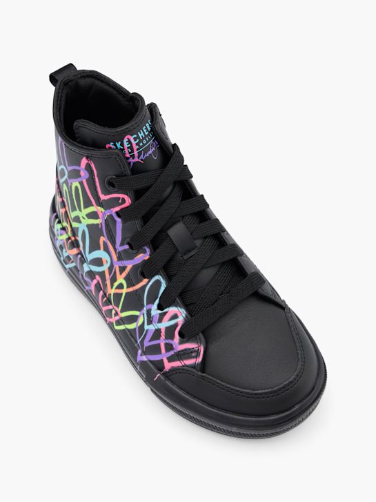 Skechers Magas szárú sneaker fekete 90975 2