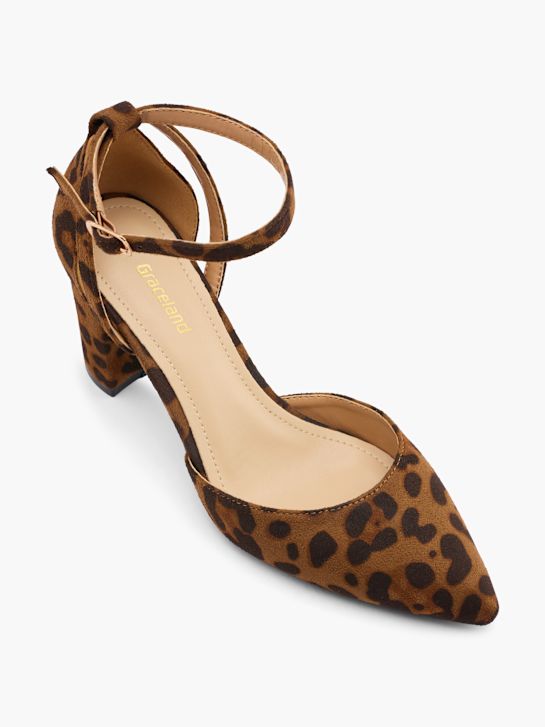 Graceland Tacones con hebilla Marrón 69026 2