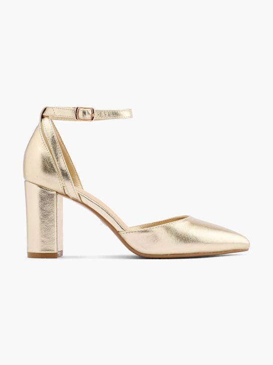 Graceland Tacones con hebilla Oro 69027 1