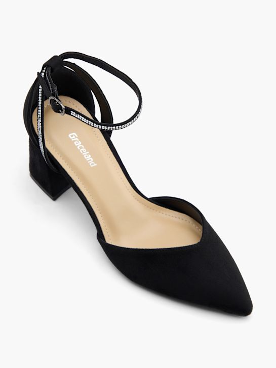 Graceland Tacones con hebilla Negro 69024 2