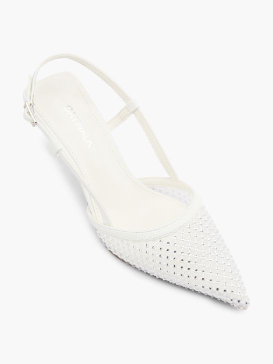 Catwalk Slingback salonke Bijela 69010 2