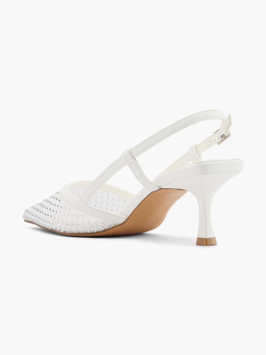 Catwalk Slingback salonke Bijela 69010 3