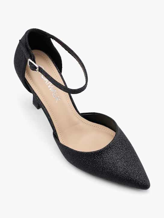 Catwalk Sapato de salto com fivela Preto 69017 2
