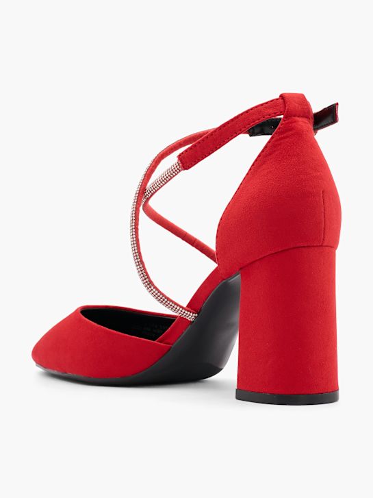 Graceland Tacones con hebilla Rojo 69036 3