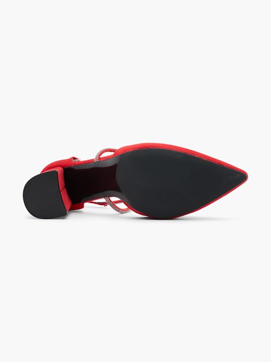 Graceland Sapato de salto com fivela Vermelho 69036 4