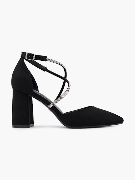 Graceland Sapato de salto com fivela Preto 69038 1