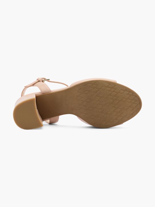 Catwalk Sandál na opätku Telová 69161 4