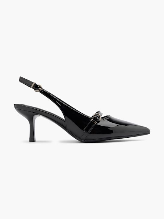 Catwalk Slingback salonke Crna 76521 1