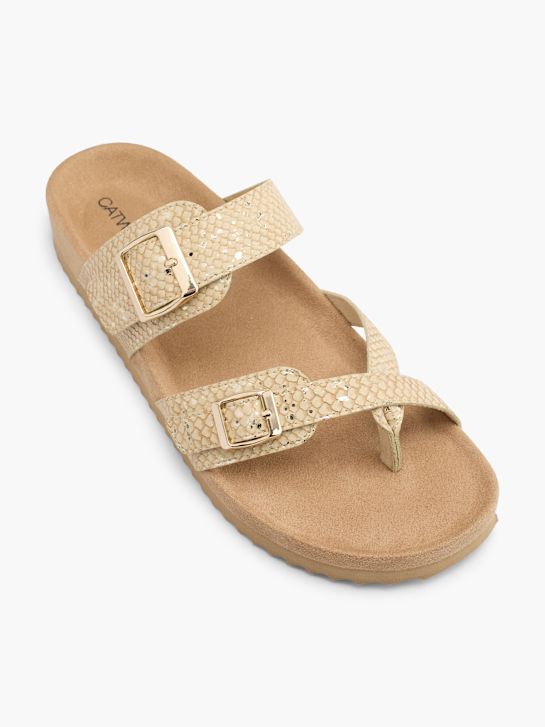 Catwalk Zehentrenner Beige 69287 2