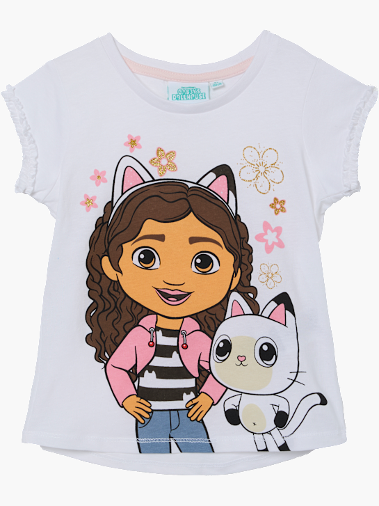 Gabby's Dollhouse T-Shirt Weiß 69298 1