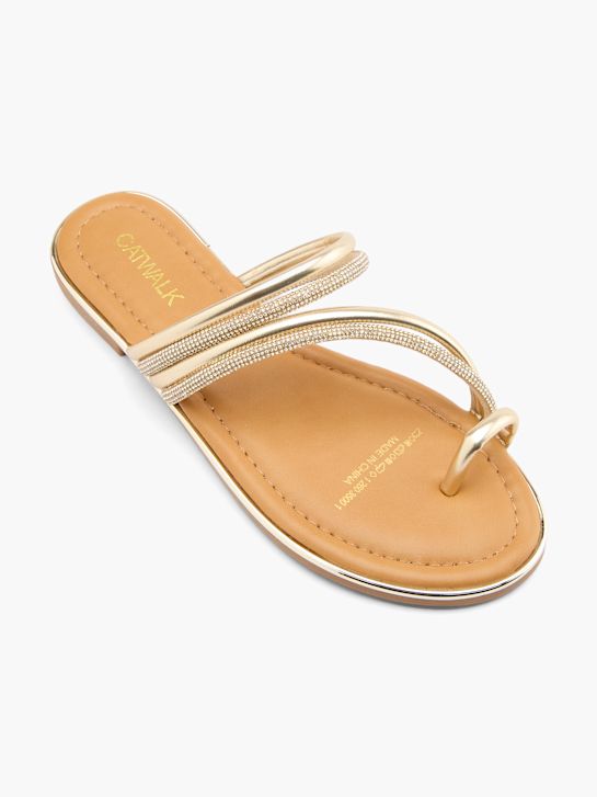 Catwalk Zehentrenner Gold 69356 2