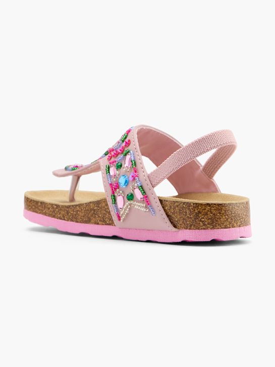 Cupcake Couture Sandal med tå-split Lyserød 69415 3