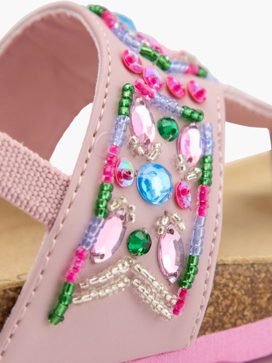 Cupcake Couture Sandale cu separator între degete Roz 69415 5