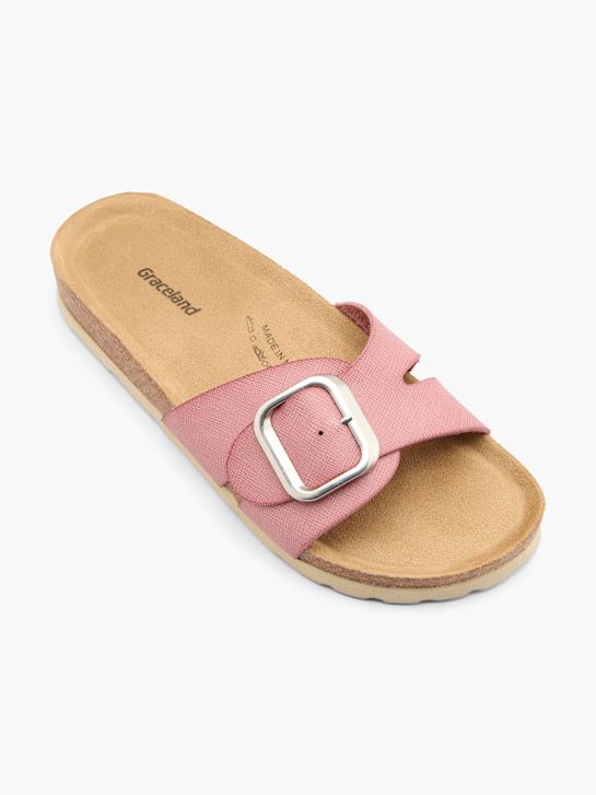 Graceland Tieffuß Pantolette Rosa 69740 2