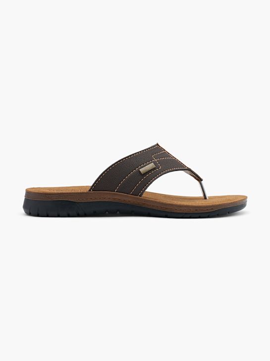 Memphis One Chinelo separador de dedos Castanho 69770 1