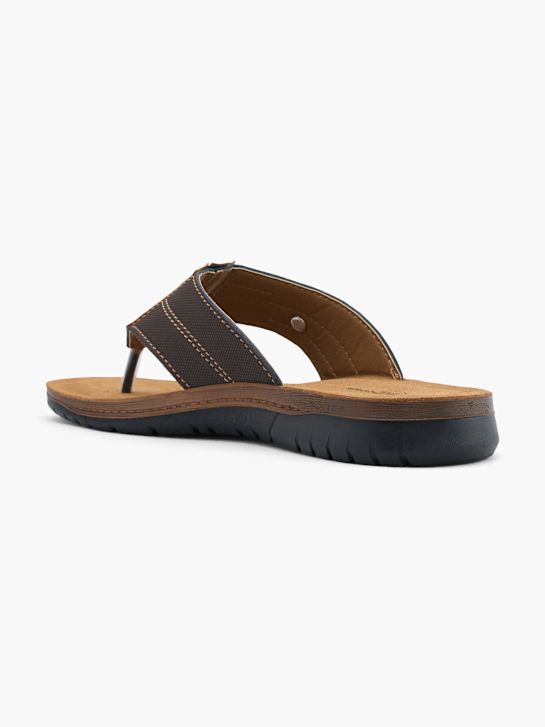 Memphis One Chinelo separador de dedos Castanho 69770 3