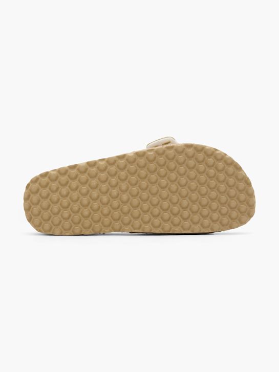 Graceland Tieffuß Pantolette Beige 69800 4