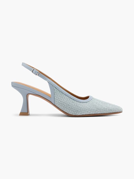 Catwalk Slingpumps Blau 74566 1