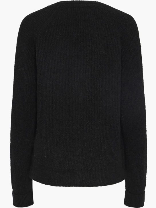 PIECES Pull en mailles Noir 74608 1