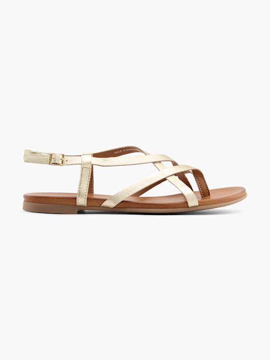 5th Avenue Zehentrenner-Sandale Gold 74660 1