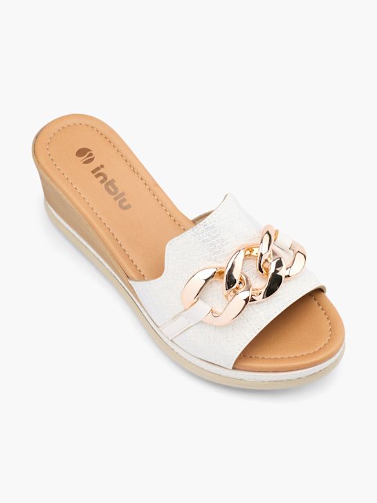 inblu Ciabatta aperta dietro Bianco 74692 2