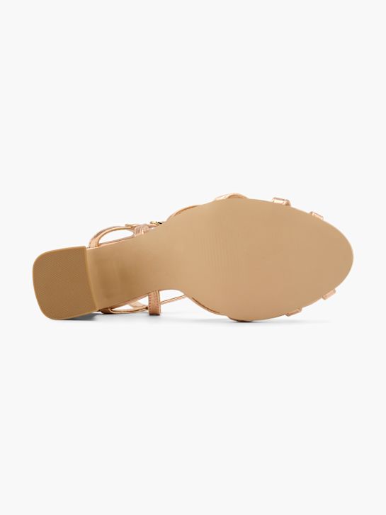 Claudia Ghizzani Højhælet sandal Champagne 74716 4