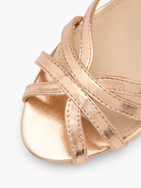 Claudia Ghizzani Högklackad sandal Champagne 74716 5