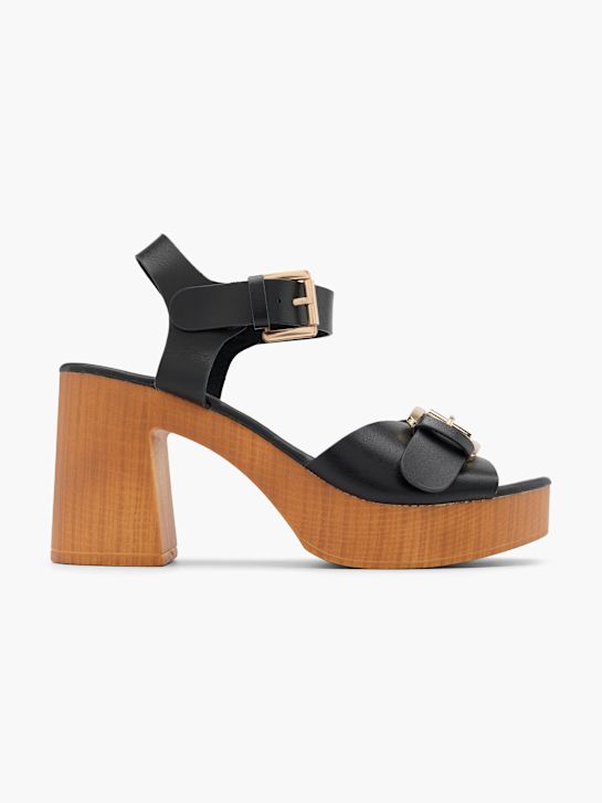 Claudia Ghizzani Højhælet sandal Sort 74719 1