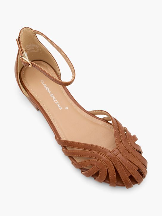 Claudia Ghizzani Sandale Cognac 74724 2