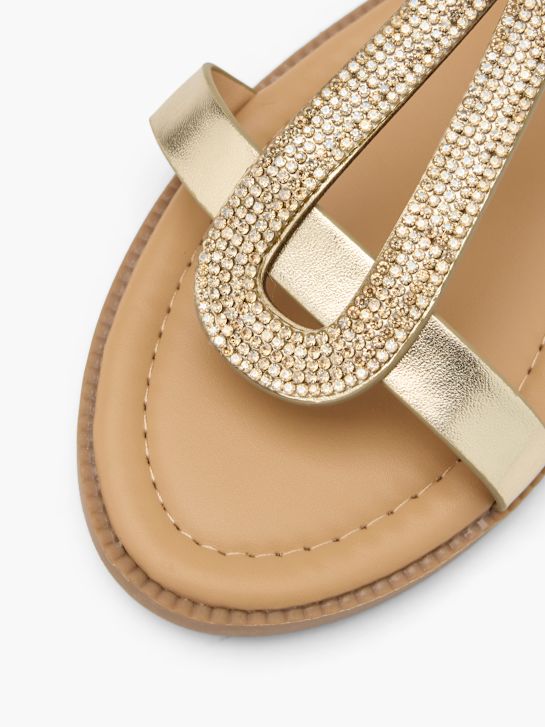 Claudia Ghizzani Sandale Gold 74725 5