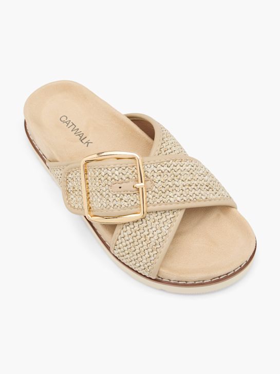 Catwalk Ciabatta con plantare profondo Beige 75759 2