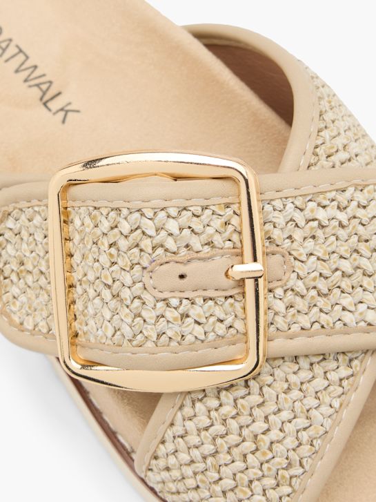 Catwalk Ciabatta con plantare profondo Beige 75759 5