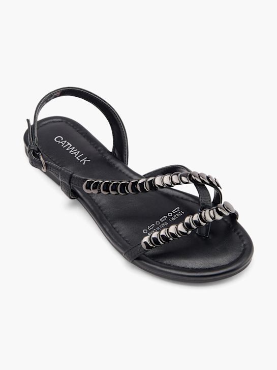 Catwalk Sandalo Nero 75776 2