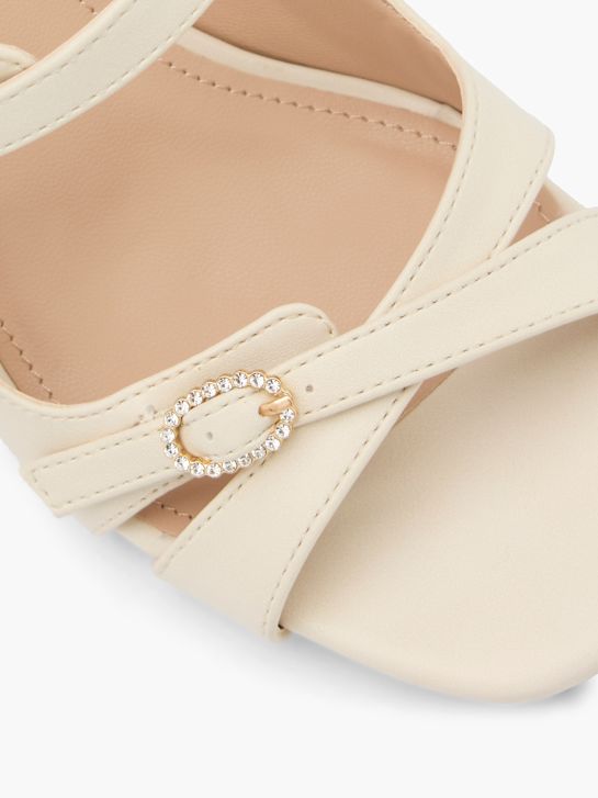 Catwalk Ciabatta aperta dietro Bianco Sporco 75775 5