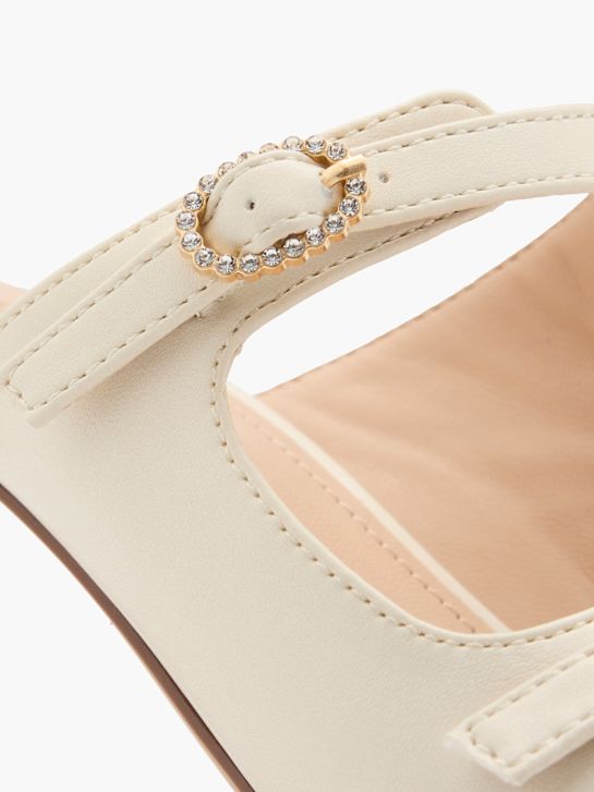 Catwalk Ciabatta aperta dietro Bianco Sporco 75775 6