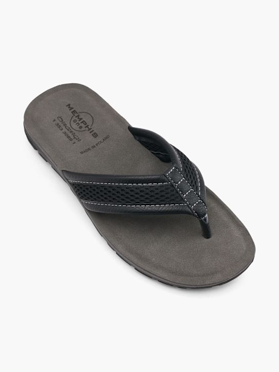 Memphis One Chinelo separador de dedos Preto 75899 2
